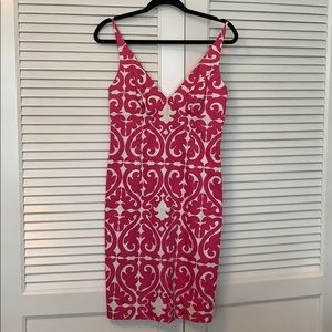 Milly pink floral dress size 6